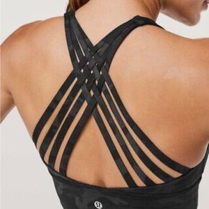 Lululemon Free To Be Moved Bra Incognito Camo Size 8